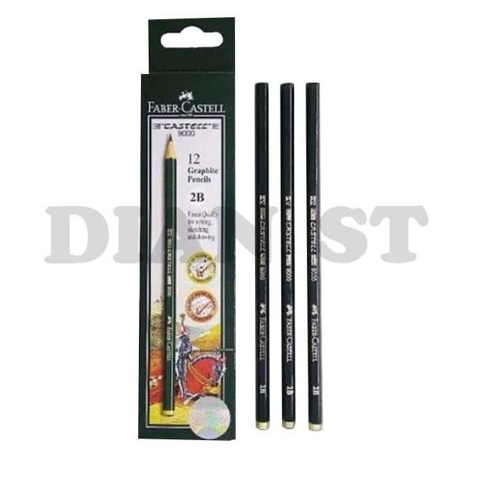 

Terbaru Pensil 2B Faber Castell 9000 Berhologram Original - Lsn