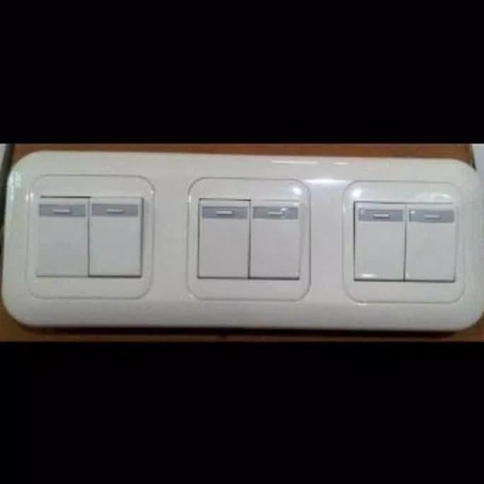 Spesial Panasonic Saklar Seri 3 Gang / Saklar 6 Gang