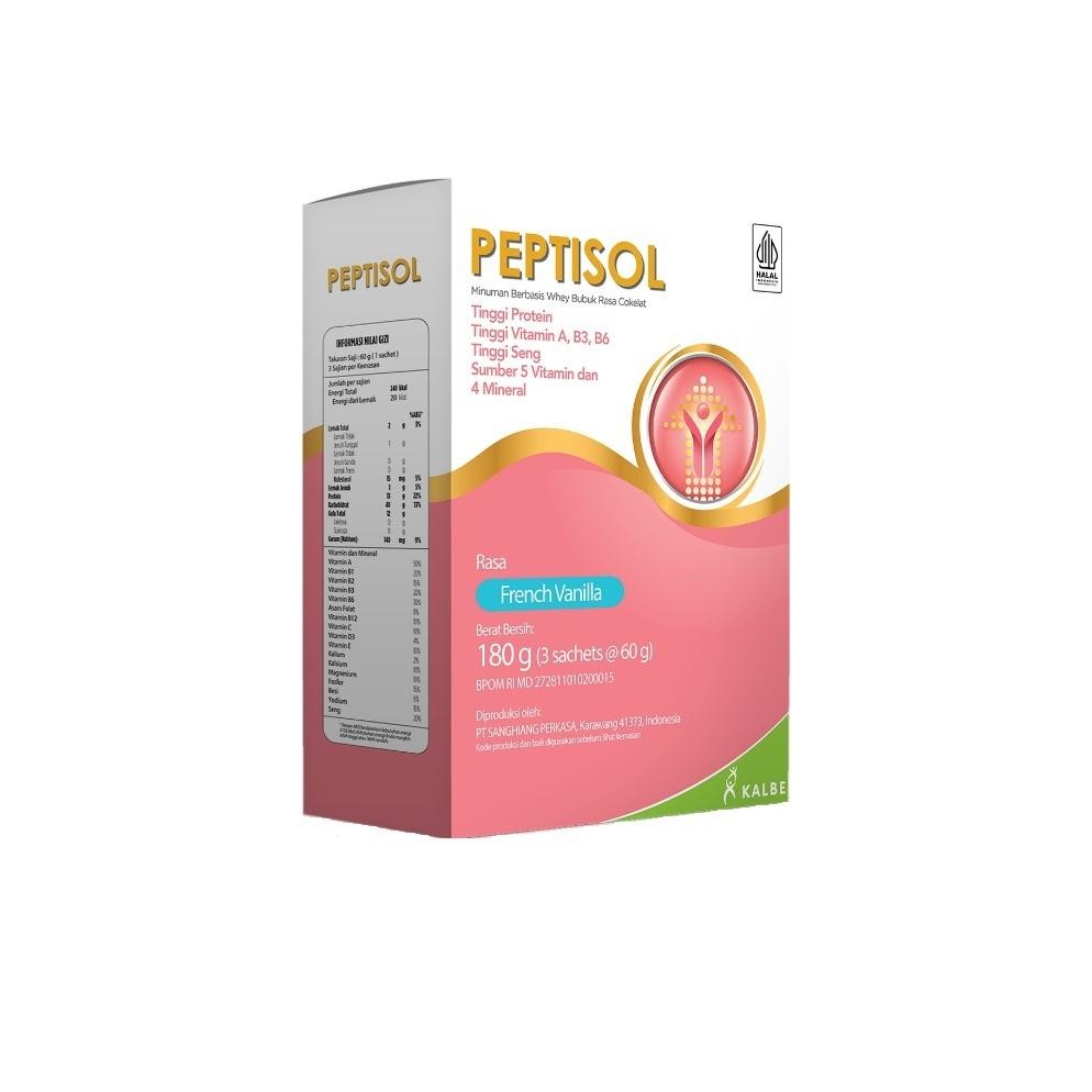 

PEPTISOL VANILA/COKLAT 180 GRAM - NUTRISI TINGGI PROTEIN RENDAH RESIDU