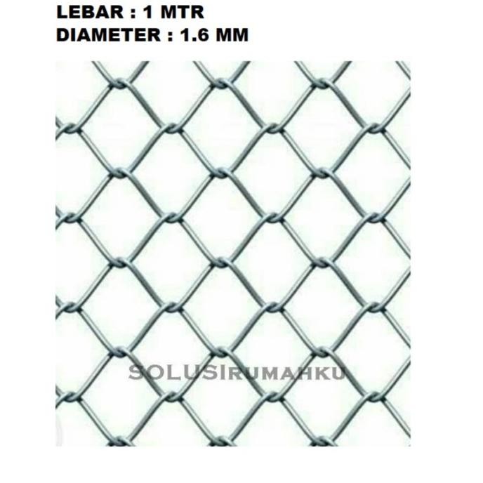 Diskon Kawat Harmonika 1 meter x tebal 1.6 mm / Ram Wajik Kandang Hewan Pagar