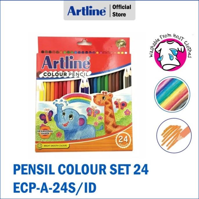 

Terbaru PENSIL WARNA ARTLINE SET 24 COLOURS ECP-A-24S