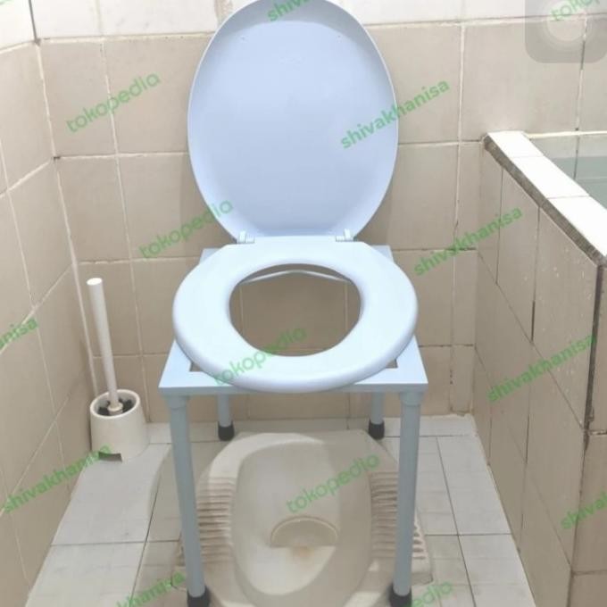 Besi Kursi toilet kloset closet wc duduk jongkok portable PPS