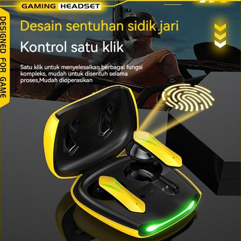 GS TWS R05 Earphone Wireless Headset Bluetooth 5.2 Earbuds HiFi Stereo Handsfree Headphones HIFI Ste