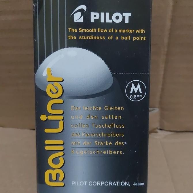 

Tersedia Pulpen Pilot Ball Liner 0.8Mm