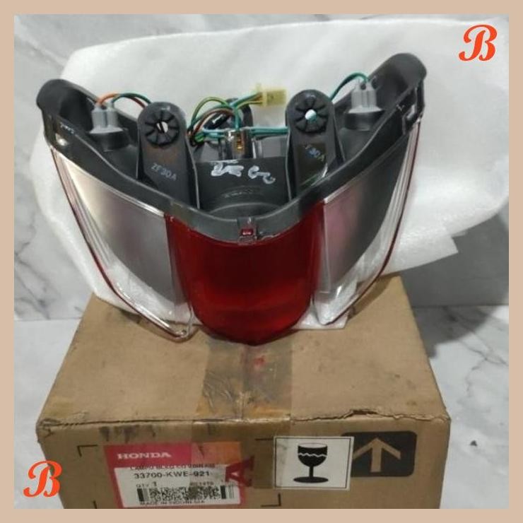 [SMM] MIKA LAMPU BELAKANG STOP ASSY BELAKANG BLADE 110 ORI AHM 33700-KWB-921