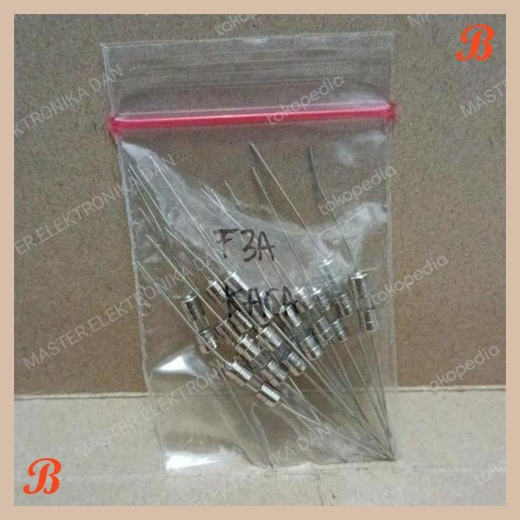 [MRD] 7178 FUSE SEKERING SIKRING FIUS KAKI PCB KACA 3A 3AMPERE 3 AMPERE