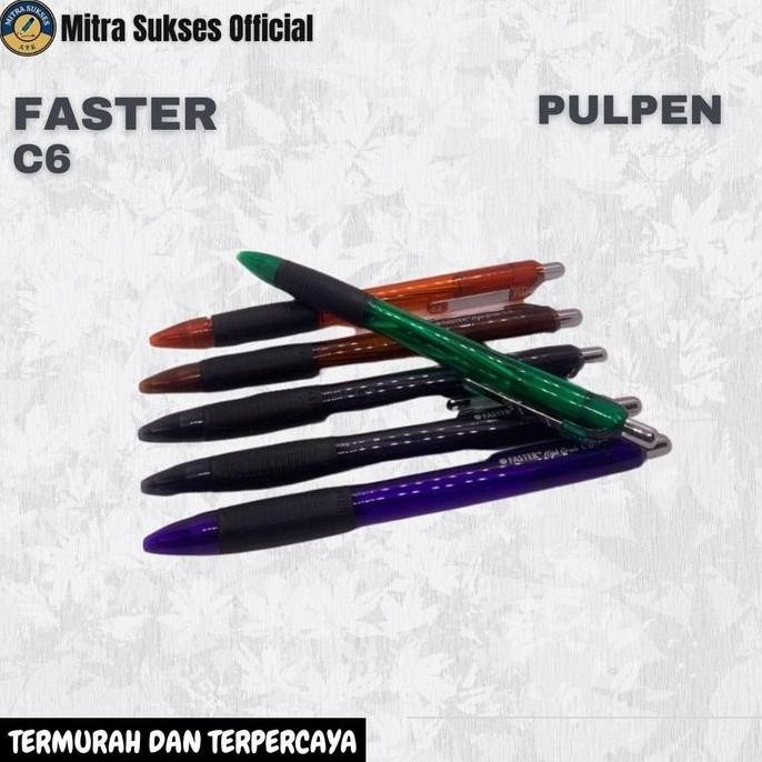

Tersedia Pulpen Faster C6 1Pack (12 Pcs) Pasti Murah