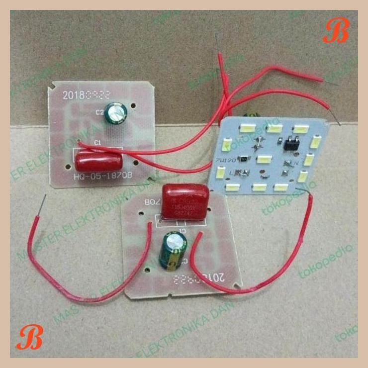 [MRD] 6900 PCB KOMPONEN LAMPU LED 220V AC 220VAC 220 VOLT AC 12WATT 12 WATT