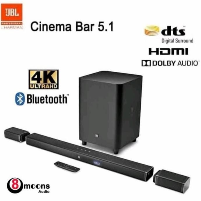 Terlaris Speaker Jbl Cinema Bar 5.1 Channel 4K Ultra Hd Soundbar Original