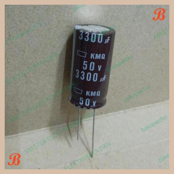 [MRD] 6747 KAPASITOR ELCO 3.300MF 3.300 MF 25VOLT 25 VOLT NIPPON CHEMICON