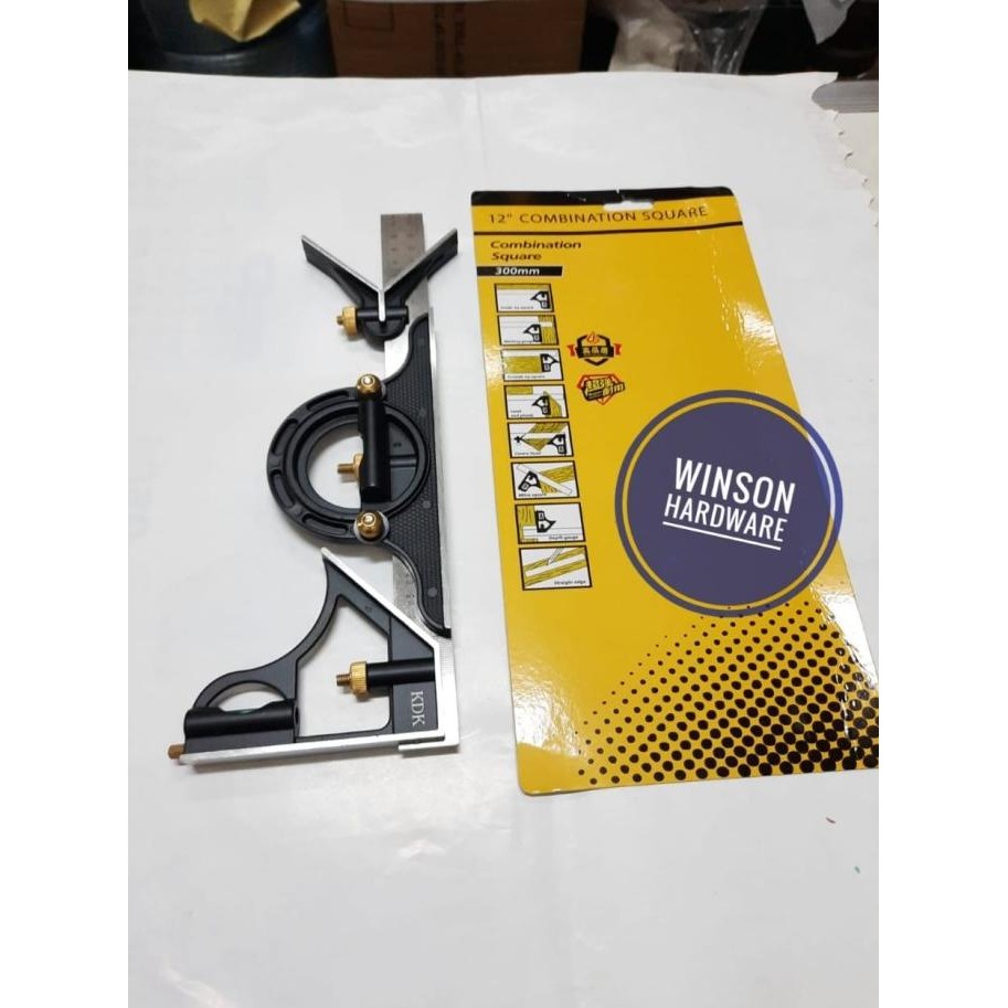 

siap kirim penggaris siku kombinasi waterpass 12" combination square ruler 300mm