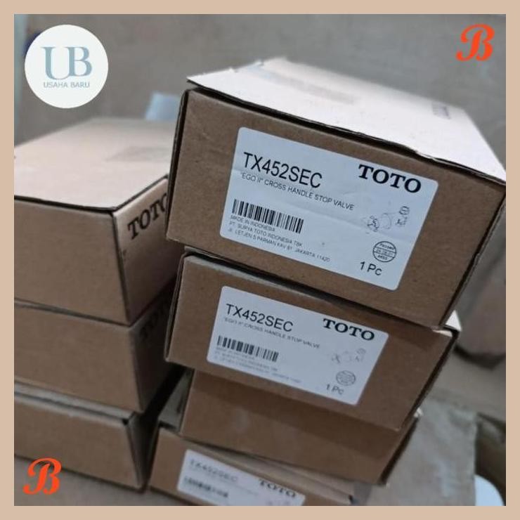 [UBK] TOTO TX452SEC | KRAN TANAM TEMBOK SHOWER STOP KRAM TOTO TX452SEC ORIGINAL