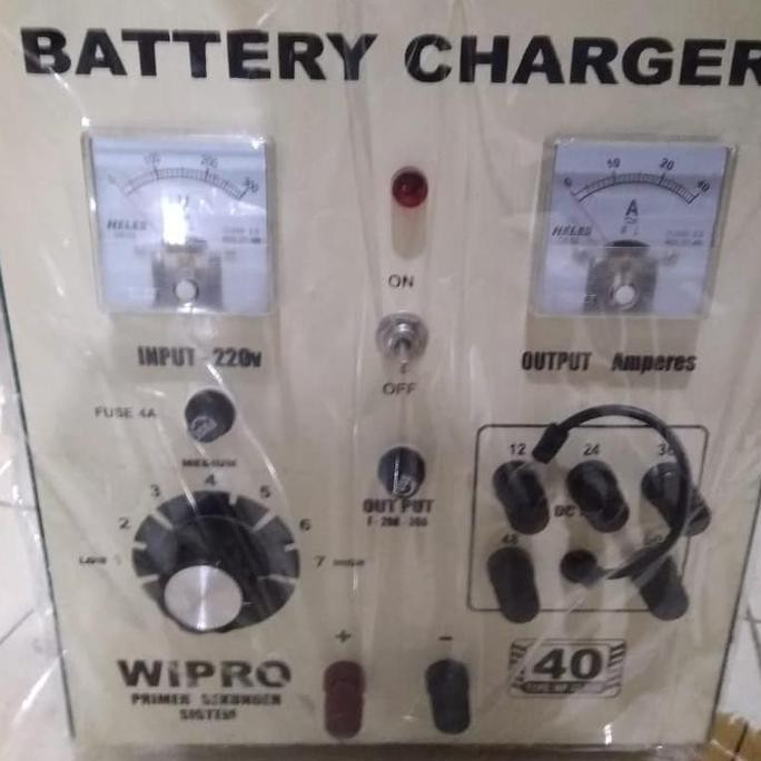 Terlaris Battery Charger 40 Ahr Wipro