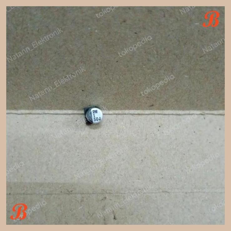 [MRD] 6327 KAPASITOR ELCO SMD TEMPEL 1UF 1 UF 1MF MF 50V 50VOLT 50 VOLT