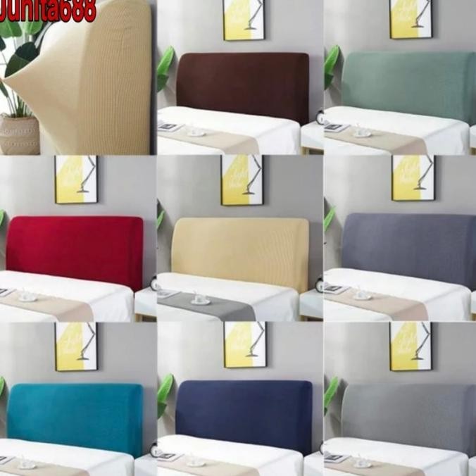 Cover bed HEADBOARD size 180cm/PENUTUP sandaran tempat tidur elastis
