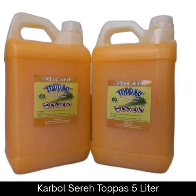 Diskon Karbol Sereh Toppas 5 Liter