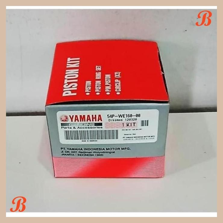 [REIN] PISTON KIT PISTON SET RING MIO J ,SOUL GT ASLI ORI YAMAHA 54P WE160