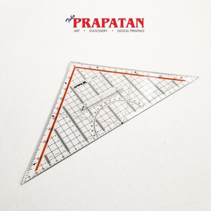 

siap kirim penggaris teknik segitiga butterfly art 2011 / triangle ruler
