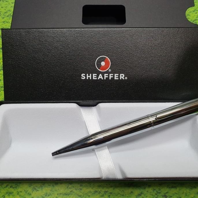 

Tersedia Pulpen Sheaffer Vfm Original Chrome Plated Ballpoint Free Grafir Nama