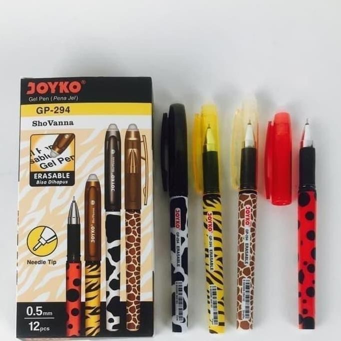 

Tersedia Pulpen Joyko Shovanna Gp-294 Pulpen Bisa Dihapus / 1 Box 12 Pcs