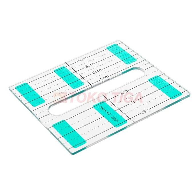 

siap kirim freemo ruler template / penggaris quilting multifungsi (kf-2201)