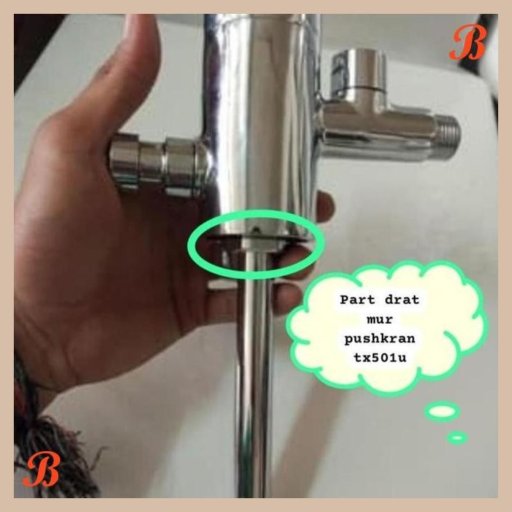 [UBK] SPAREPART MUR KOPLING UNTUK PUSHKRAN TX501U | MUR TOTO TX 501 U(BEKAS)