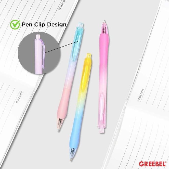 

Tersedia Greebel Pulpen Gel Pastel / Gel Pen Aurora Gp-511 0.5 Tinta Hitam (12Pcs/Set) / Bolpen Lucu Ballpen Gel Ballpoint Pena Gel