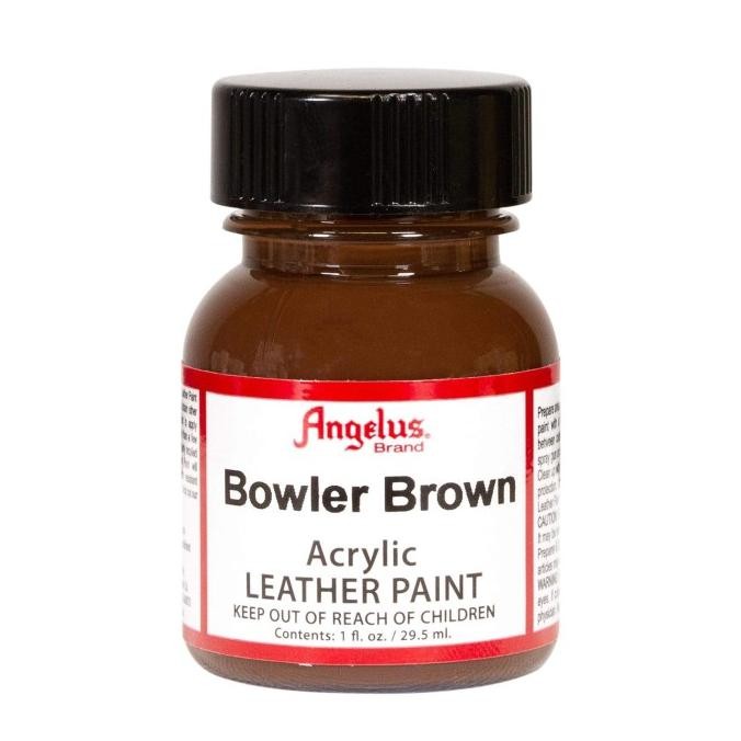 

Angelus Bowler Brown Leather Paint Cat Bahan Kulit 1 Oz 29ML USA