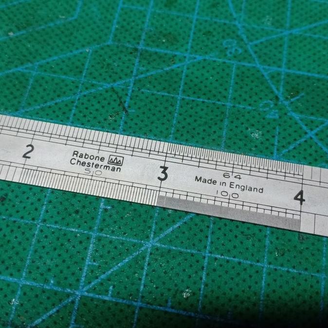 

siap kirim mini ruller penggaris rabone chesterman england original 6" 150mm