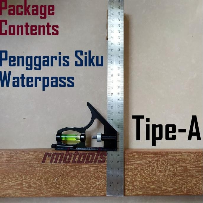 

siap kirim penggaris siku l mistar waterpass kombinasi square ruler sudut air