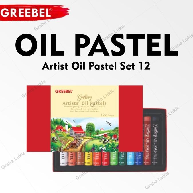 

GREEBEL Artist's Oil Pastel / Krayon Set 12