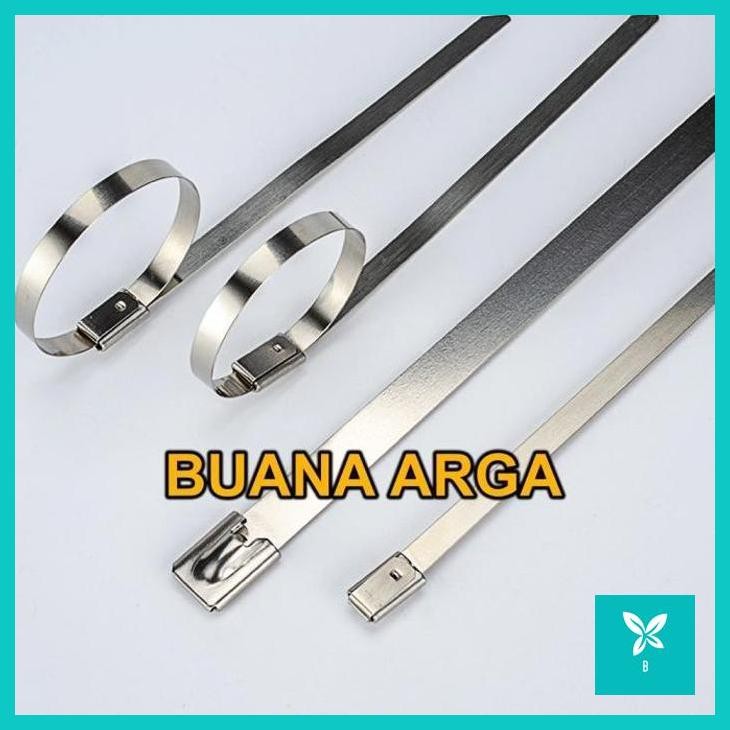

KABEL TIES STAINLESS STEEL 520MM CABLE SS 316 BALL LOCK 4.5MM / 7.9MM