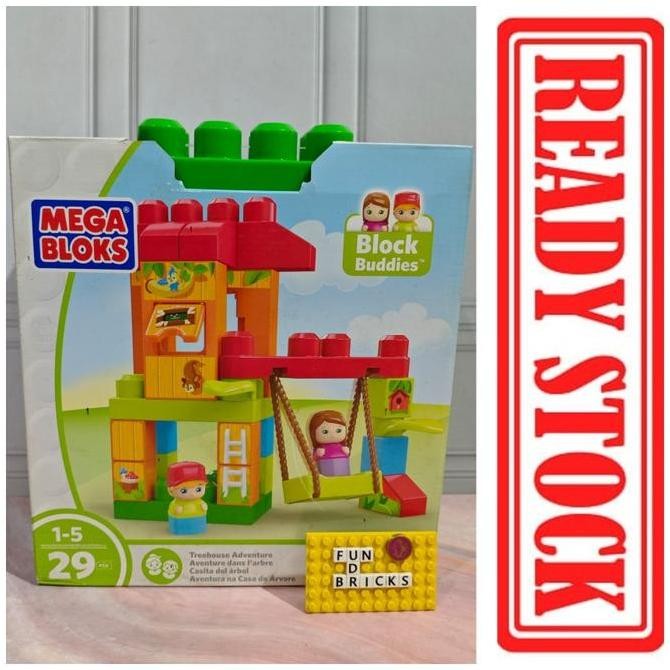 Mega Bloks Treehouse Adventure Mainan Balok Anak