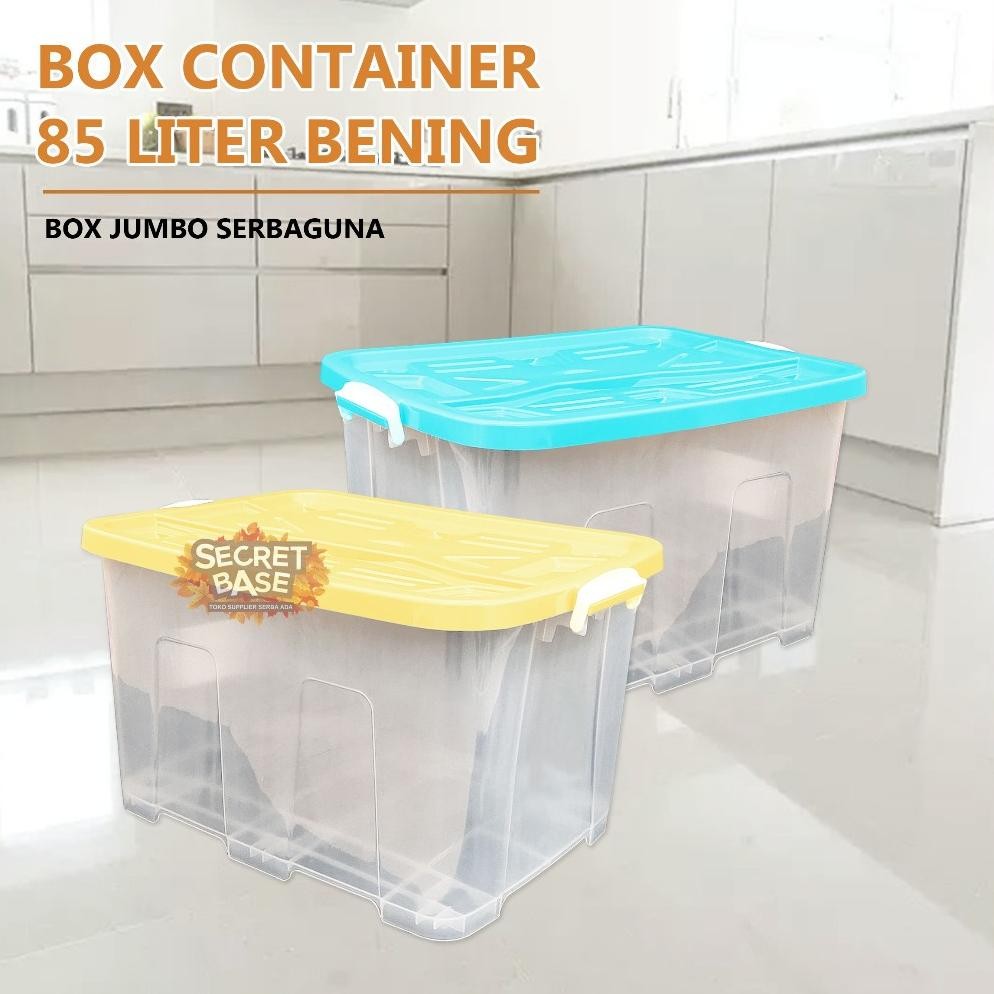 Box Container 85 Liter + Roda - Kontainer Box Plastik / Container Box Harga Grosir