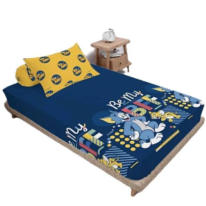 Sprei california 90 x 200/100x200/120x200(single)motif be my bff/tom & jerry/kucing & tikus