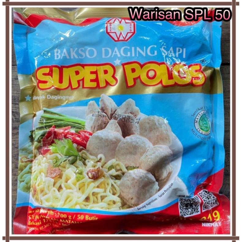

Berkualitas Bakso Warisan Super Polos Isi 50 - Spl 50 Diskon
