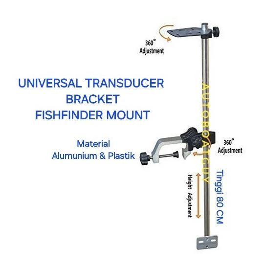 Universal Transducer Bracket Fisfinder Mount ( Dudukan Fishfinder / Sonar Portable ) Co