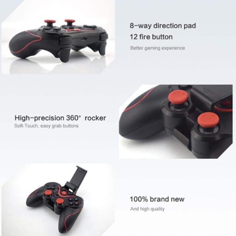 X3 Wireless Controller X3 Gamepad Joystick Bluetooth Plus Holder Hp Gamepad Controller Gamepad X3 Ga