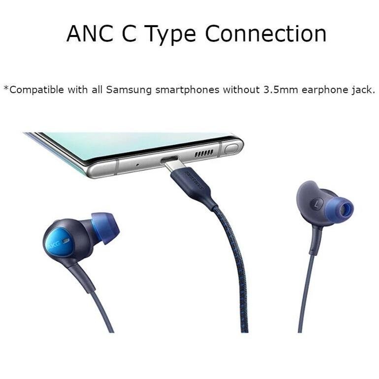 Earphone / Headset Samsung A54 5G , A34 5G , A74 5G Akg Anc Stereo Bass Ori
