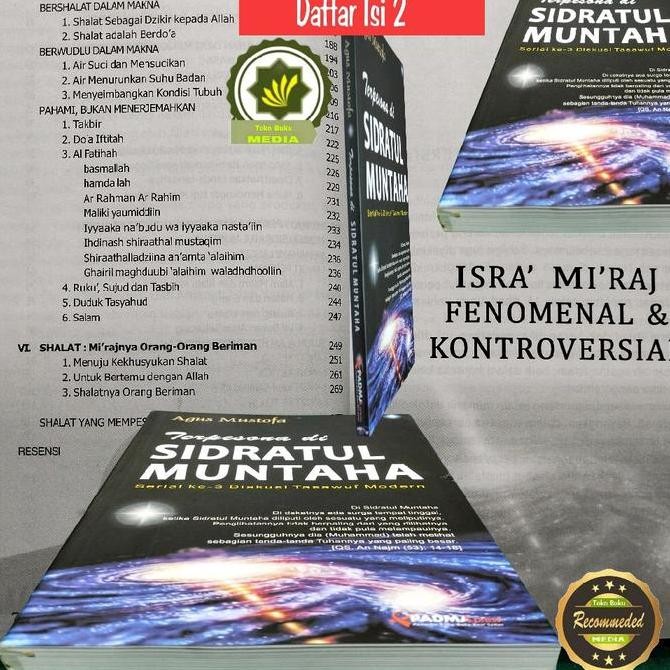 Buku TERPESONA DI SIDRATUL MUNTAHA Kisah Perjalanan ISRA' MI'RAJ NABI MUHAMMAD dari Masjidil Aqsho k