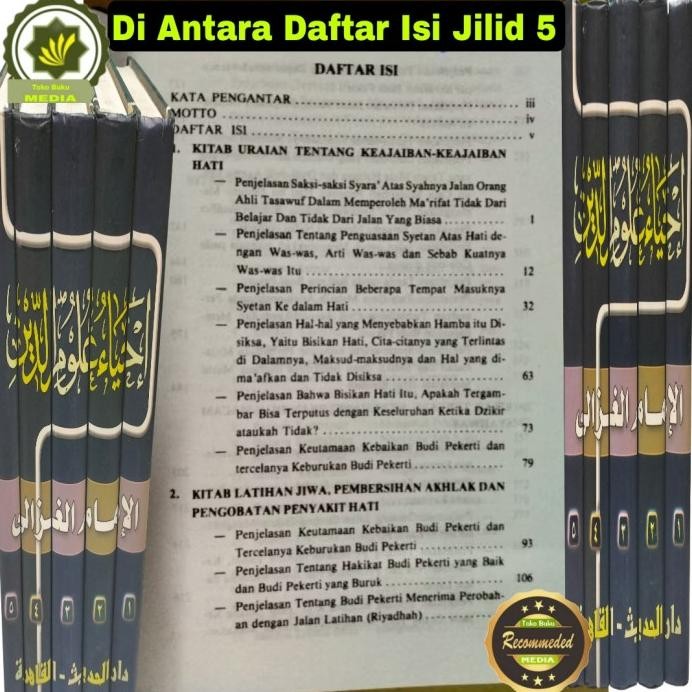 Ihya Ulumuddin, jilid 1 - 9 terjemah lengkap murah