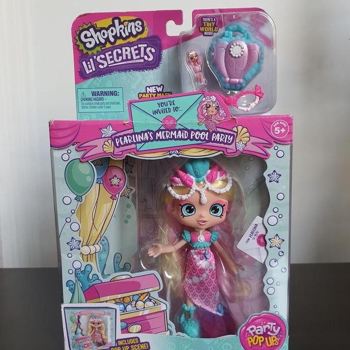 Shopkins Shoppies Lil Secrets Pearlina'S Mermaid Pool Party Co