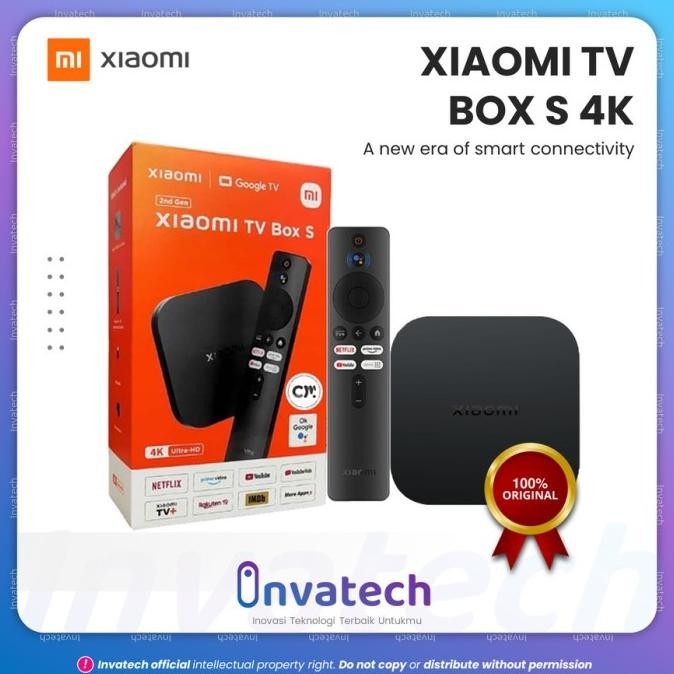 TV Box S 2nd Gen4K Ultra HD Streaming Media Player Quad-core Cortex A55 BT5.2 Smart TV Box 4K Stick 