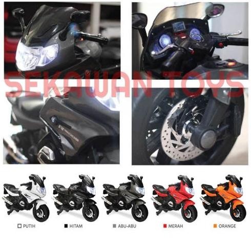 Murah Mainan Motor Aki Anak/ Motor Aki Sport / Sepeda Motor Aki 688 Non COD