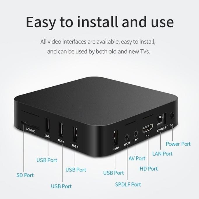 Android tv Box MXQ PRO 5G 4K 8GB RAM + 128GB ROM Smart Android TV Box Wifi Receiver TV Televisi