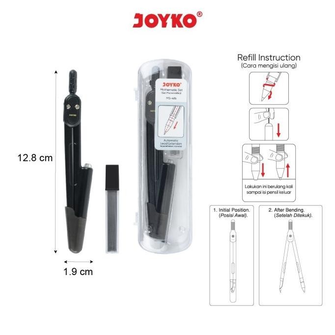 

Produk Baru!! Math Set Jangka Matematika Joyko Ms-416