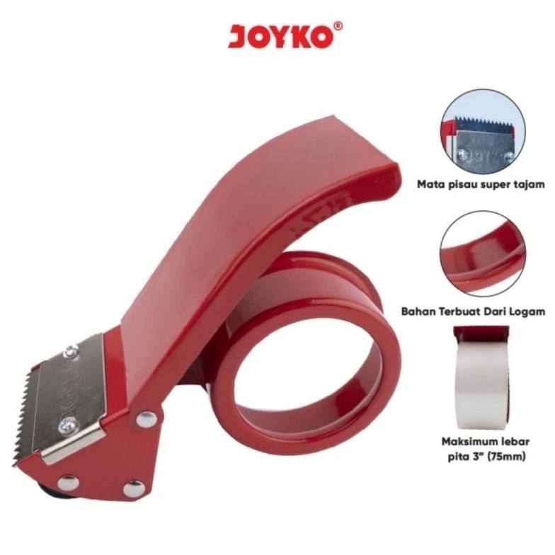 

Vb-8 Ox04 Joyko Td-2S Tape Cutter / Rumah Dispenser 45-48Mm Alat Potong Lakban Body Besi 2 Inch Hemat
