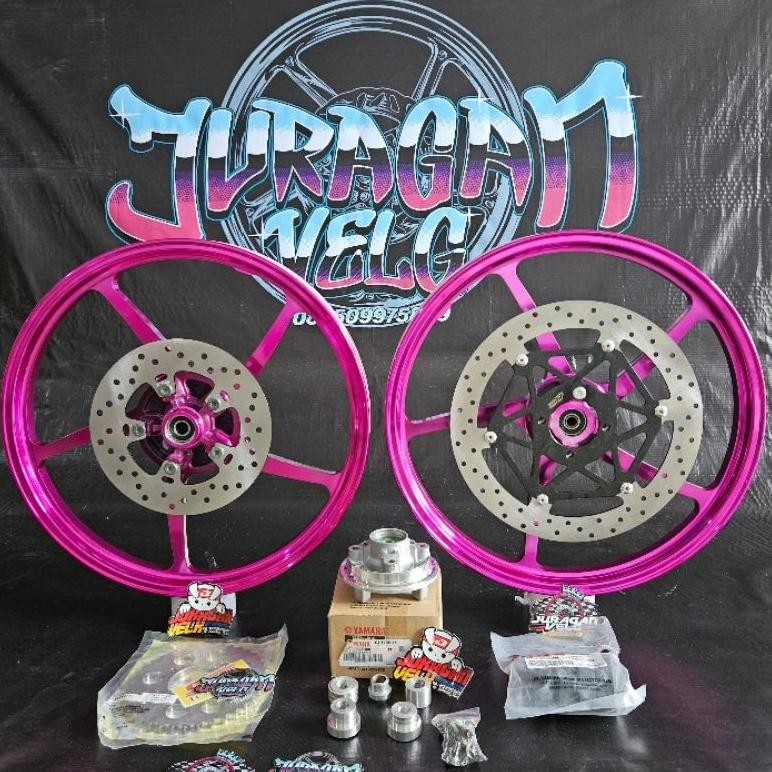 wheelset velg enkei MUTAKIN 525 pnp crf klx dtracker ninja cbr tiger sonic supa gtr r15 vixion satri