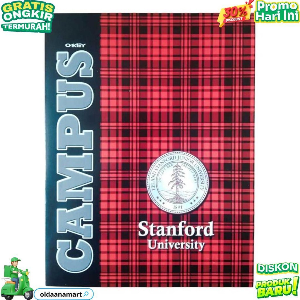 

1 Pack / 10 Buku Tulis Okey 38 My Campus( 10 Pcs ) D Terlaris