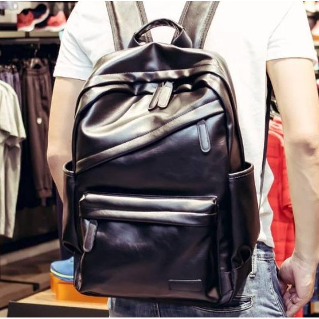 Tas Ransel Kulit Backpack Laptop 15 Inch Tas Pria Wanita Tas Laptop Pria Keren 2022 Tas Ransel Lapto